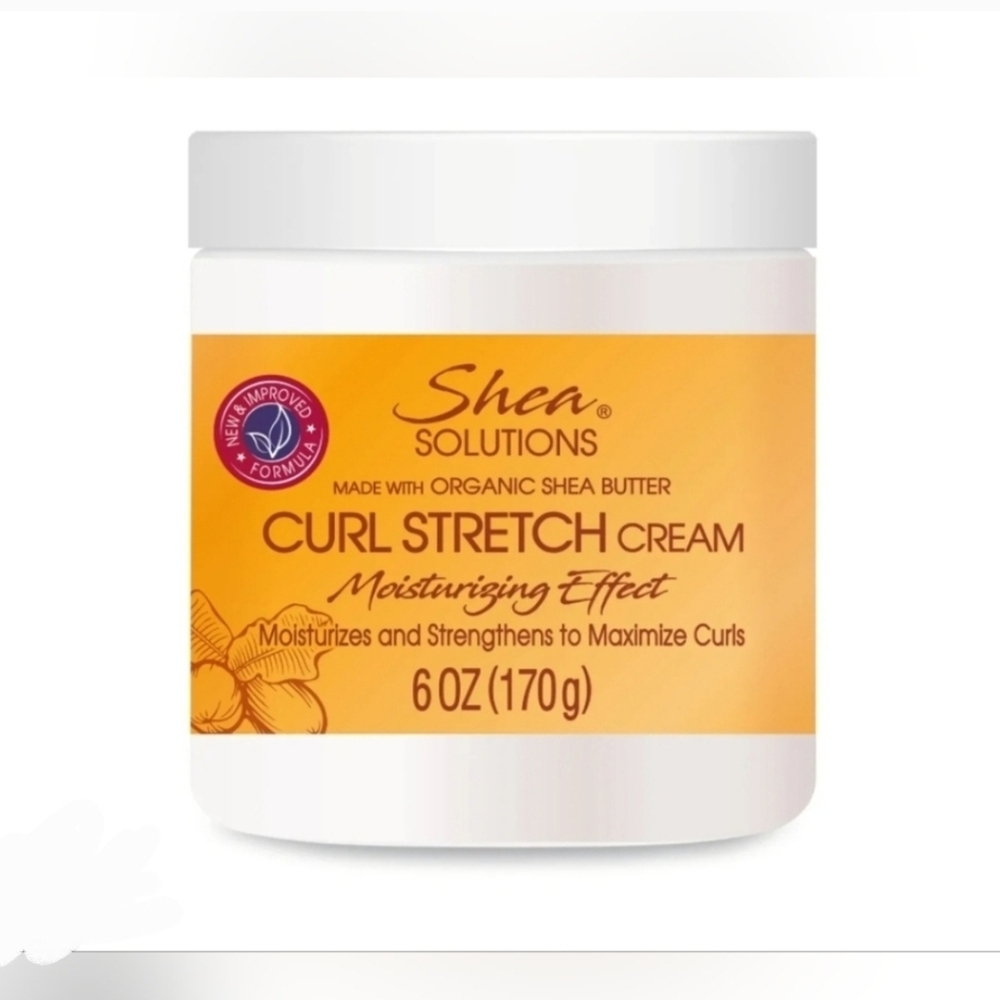 Shea Solutions Curl Stretch Cream 6oz BNIB